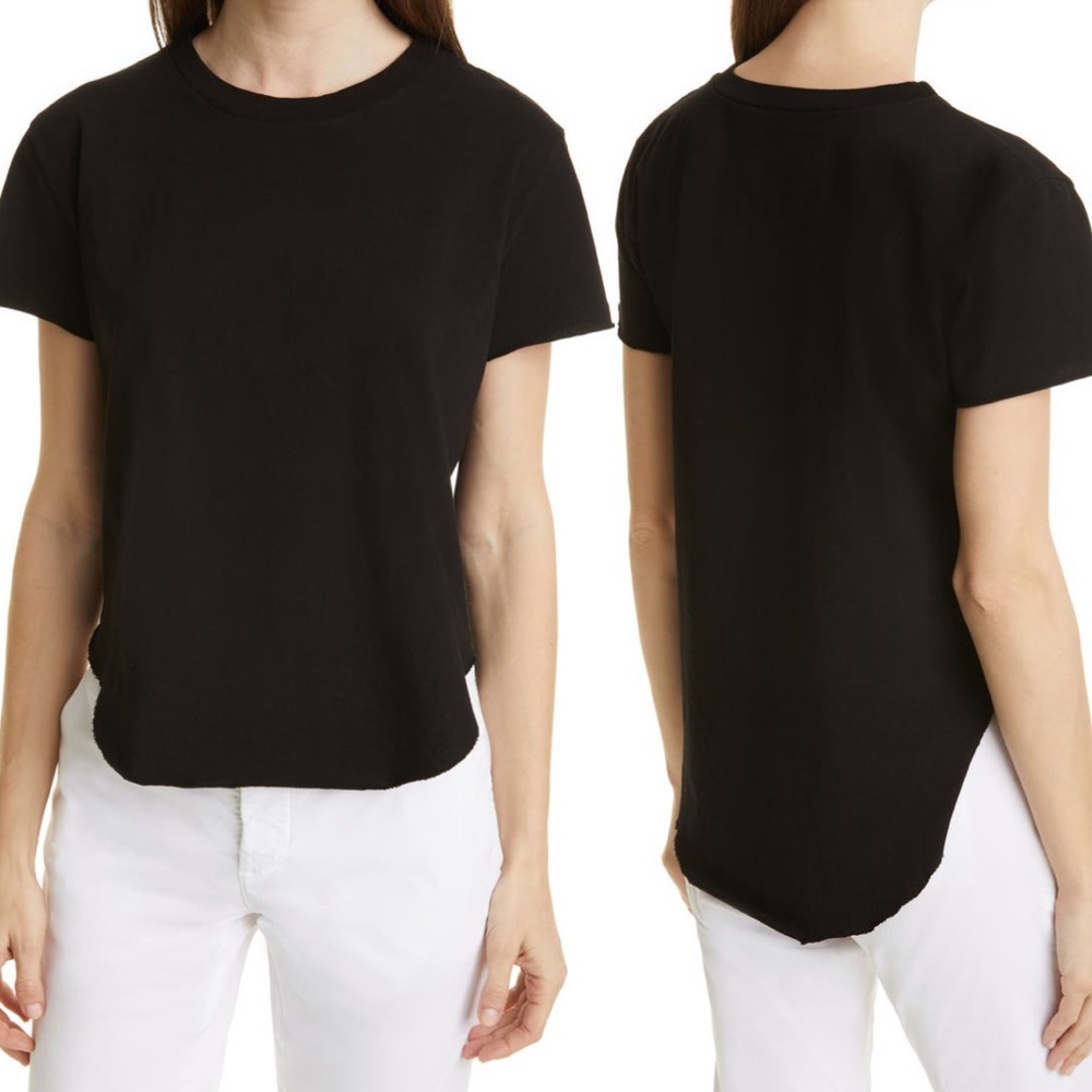 Frank & Eileen black perfect cotton T-shirt XS